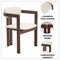 Leisuremod Velo Modern Dining Chair in Walnut Color Wood with Taupe Seat, 4PK VCWN-51TP4 - alternate 9