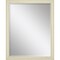 Homeroots 52" Ivory Distressed Wood Framed Accent Mirror 632866 - alternate 1