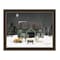 Homeroots Remembering the Night Christmas Manger Black Framed Wall Art 572039 - alternate 1