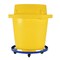 Zoro Select Drum Dolly, 55 gal, 28.375 in L, Blue DRUM-SP-28-9-H - alternate 2