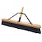 Simple Spaces Push Broom, 24 in Sweep Face, 3 in L Trim, Polypropylene Bristle, 60 in L, Bolt with Brace 93110 - alternate 1