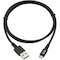 Eaton EATON Heavy-duty USB 2.0 USB-A To Micro-b Cable, M/m, Uhmwpe And Aramid Fibers U050-003-GY-MAX - alternate 4