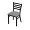 Holland Bar Stool Co 400 Jackie 18" Chair with Black Wrinkle Finish and Graph Alpine Seat 40018BW020 - alternate 1