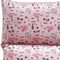 Homeroots 26" Pink and White Microfiber Princess Pouf Cover 546280 - alternate 4