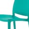 Homeroots Set of Four Turquoise Heavy Duty Plastic Outdoor Stacking Dining Chairs, 4PK 565208 - alternate 5