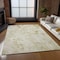 Homeroots 9' X 12' Khaki Beige And Tan Floral Washable Indoor Outdoor Area Rug 583116 - alternate 7