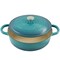 Crock-Pot Crock Pot Artisan Enameled Cast Iron 5 Quart Round Braiser Pan with Self Basting Lid in Teal Ombre 112002.02 - alternate 3