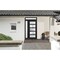 Vdomdoors Front Exterior Prehung FiberGlass Door Frosted Glass / Manux 8002 Matte Black / Sidelight and Trans MANUX8002EXD-BLK-W30+14 x H80+14-LH - alternate 5