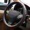 Dash Designs Comfort Grips Contourz Pro Grip Leather 14.5in - 15.5in Steering Wheel Cover - Black / Red 3402BK - alternate 1