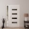 Vdomdoors Front Exterior Prehung Metal-Plastic Door, Manux 8113 White Silk, Side Sidelite Transom, Office Com MANUX8113EXD-WS-W32+16xH80-LH - alternate 4