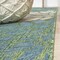 Jonathan Y Zinnia Modern Floral Textured Weave Cream/Green 5 ft. x 8 ft. Indoor/Outdoor Area Rug SMB110D-5 - alternate 7