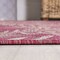Jonathan Y Nevis Palm Frond Fuchsia/Light Gray 2 ft. x 10 ft. Indoor/Outdoor Runner Rug SMB119F-210 - alternate 5
