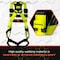Fall Safe Safety Harness, Aluminum, 2XL, Black/Green FS242IB-2XL - alternate 6