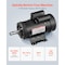 Vevor 5HP Air Compressor Electric Motor 230V 1725RPM 184T Frame CW/CCW Rotation SYT-5HP-4P-B3 - alternate 6