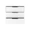 Homeroots 28" White and Gray Three Drawer Dresser 544001 - alternate 1