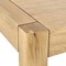 Homeroots 72" Natural Solid Wood Dining Table 549037 - alternate 6