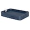 Sunjoy 36 in. x 24 in. Wicker floating pool tray, Navy F403001001 - alternate 1