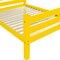 Homeroots Canary Yellow Solid Wood Twin Bed Frame 546935 - alternate 4