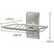Command Adhesive Soap Dish Satin Nickel 2 Medium Water-Resistant Strips BATH34-SN-ESF - alternate 5