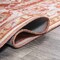 Jonathan Y Asa Ornate Medallion Non-Slip Machine-Washable Orange/Cream 5 ft Round Area Rug WSH108A-5R - alternate 5