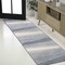 Jonathan Y Prism Geometric Striped Blue/Cream/Gray 2 ft. x 8 ft. Runner Rug DZC101D-28 - alternate 1