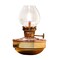 Kings County Tools Oil Lamp 4.75 in Tall Nautical Lamp, Naval-Style Copper & Brass Body & Glass Bulb Decorative Lantern GW81A02-01 - alternate 1
