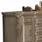 Homeroots 69" Pearl Solid and Manufactured Wood Five Drawer Triple Dresser 490477 - alternate 6