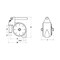 Vibco Pneumatic Vibrator, 1000 lb, 4000vpm, 80psi VSP-510 - alternate 2