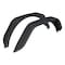 Aries Jeep Wrangler JL Smooth Carbide Black Aluminum Rear Fender Flares 2500213 - alternate 1