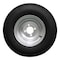 Antego Single 205/65-10 20.5x8.0-10 10 Ply Load Range E Trailer Tire Wheel - 4 Lug Galvanized A1060038057581020580010 - alternate 1