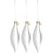 Martha Stewart Holiday Double Pointed 3 Piece Ornament Set in Silver 97144.03 - alternate 1