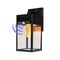 Techko Solar Wall Sconce Lantern with Flame Effect STL-2503-1 - alternate 1
