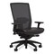 Workplace2.0 Vinyl and Mesh Task Chair, Supports Up to 300 lbs, 17.8" to 22.8" Seat Height, Black 51974 - alternate 1