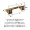 Amerock Mulholland Champagne Bronze Traditional Pivoting Double Post Toilet Paper Holder BH36021CZ - alternate 4