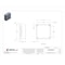 Wiegmann Captive Screws Electrical Enclosures, 15 in H, 6 in D, 15 in W, 1, Steel SC151506 - alternate 3