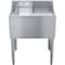 Amgood Underbar Sink With Right Drainboard, 1 bowl, Freestanding, 304 Stainless Steel, 19 in. W x 10 in. H AMG SINK BAR S1C-101410-R-NF-Z - alternate 7