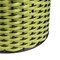 Happimess Cecil Modern 4.13-Gallon Faux Wicker Cylinder Waste Basket, Pear Green/Black HPM1100A - alternate 7