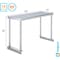Amgood Stainless Steel Single Overshelf for 30 in. Long Prep Table. 12 in. x 30 in. x 18 in. SOS-1230-Z - alternate 3