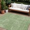 Homeroots 10' X 14' Green And Light Green Geometric Washable Indoor Outdoor Area Rug 594544 - alternate 1