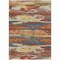 Homeroots 8' X 10' Orange Green And Gold Abstract Washable Indoor Outdoor Area Rug 612542 - alternate 7
