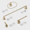 Gliderite Hardware Alpine Collection 4-Piece Champagne Gold Bathroom Hardware Set 9018-KIT-RD-CHPG-1 - alternate 6