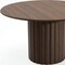 Homeroots 52" Brown Wood Pedestal Base Round Top Dining Table 720650 - alternate 5