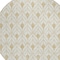 Homeroots 8' Gold And Beige Round Geometric Washable Indoor Outdoor Area Rug 595735 - alternate 7