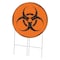 Signmission 24 in Height, Corrugated Plastic, C-24-CIR-DS-WS- Biohazard, C-24-CIR-DS-WS- Biohazard C-24-CIR-DS-WS- Biohazard - alternate 2