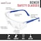 Bison Life Boxer, Safety Glasses, Anti-Fog & Anti-Scratch, Clear/Blue Lens ZH-BXSG-CLLBLT-MS16-6 - alternate 9
