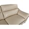 Homeroots 69in Beige And Silver Faux Leather Love Seat 329492 - alternate 4