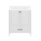 Flash Furniture Haven 30in. Vanity w/Sink, Storage Cabinet w/Blk Hardware, Bottom Drawer, Marble Countertop, Wht FS-BN-4-30-KD-WH-HDBLK-GG - alternate 7