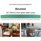 Fab Glass And Mirror 56in. Clear Round Glass Table Top, 1/2in. Thickness Tempered Beveled Edge Polished 56RT12THBEAN - alternate 4