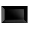 Smarty Had A Party 5.5" x 8.5" Black Rectangular Plastic Dessert Plates (120 Plates), 120PK 6903-CASE - alternate 7