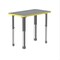 Correll Rectangle 27 in W, 20 in L, 25 in to 35 in H, Particleboard, Gray Granite AD2027TF-REC-15-13-38 - alternate 1